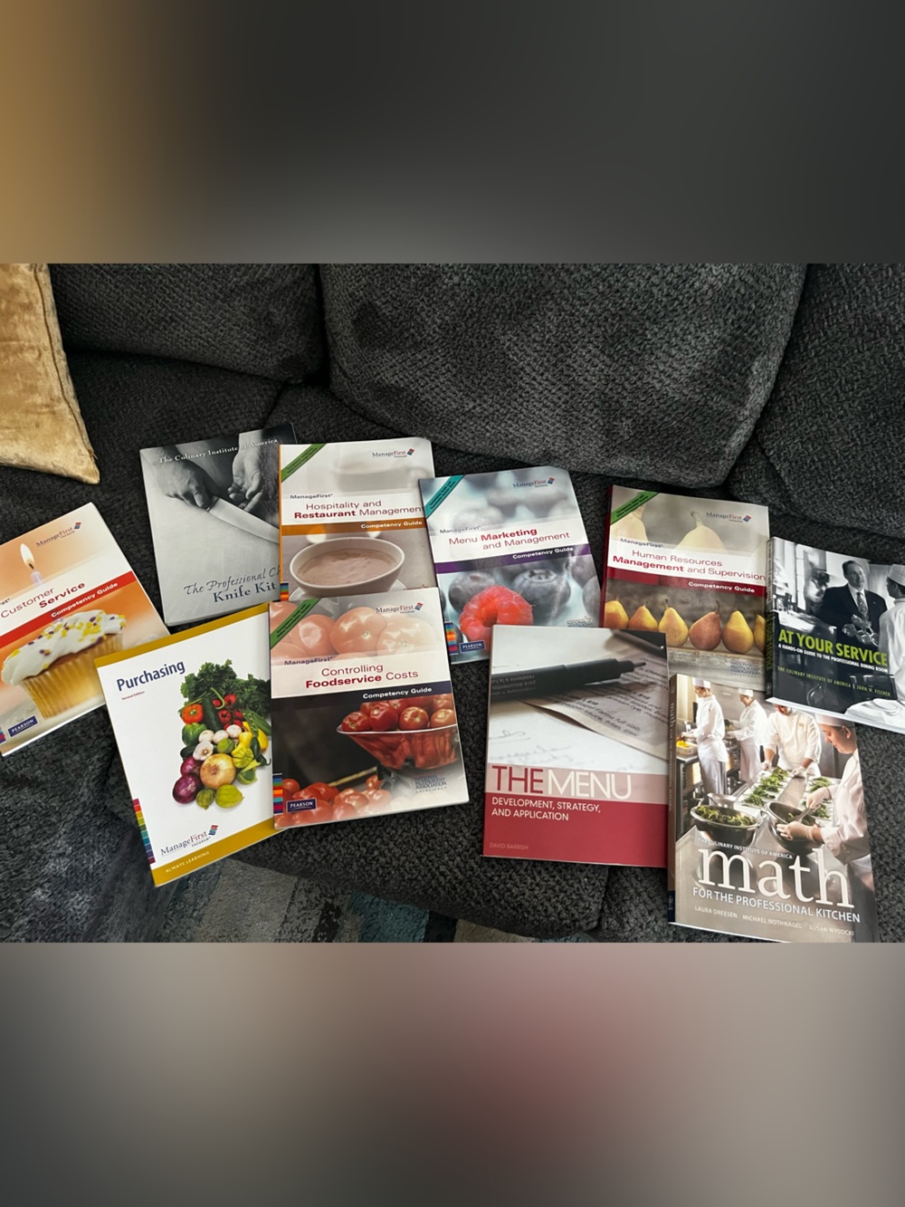 Hospitality/ culinary textbooks
